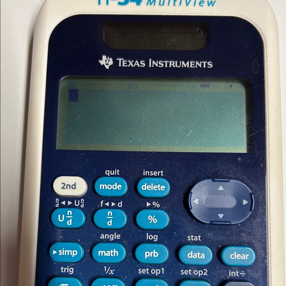 TEXAS INSTRUMENTS TI-34 MultiView Calculator Fractions School Math Science - Picture 7 of 7